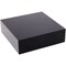 Plymor Black Polished Acrylic Square Display Block, 1" H x 3" W x 3" D